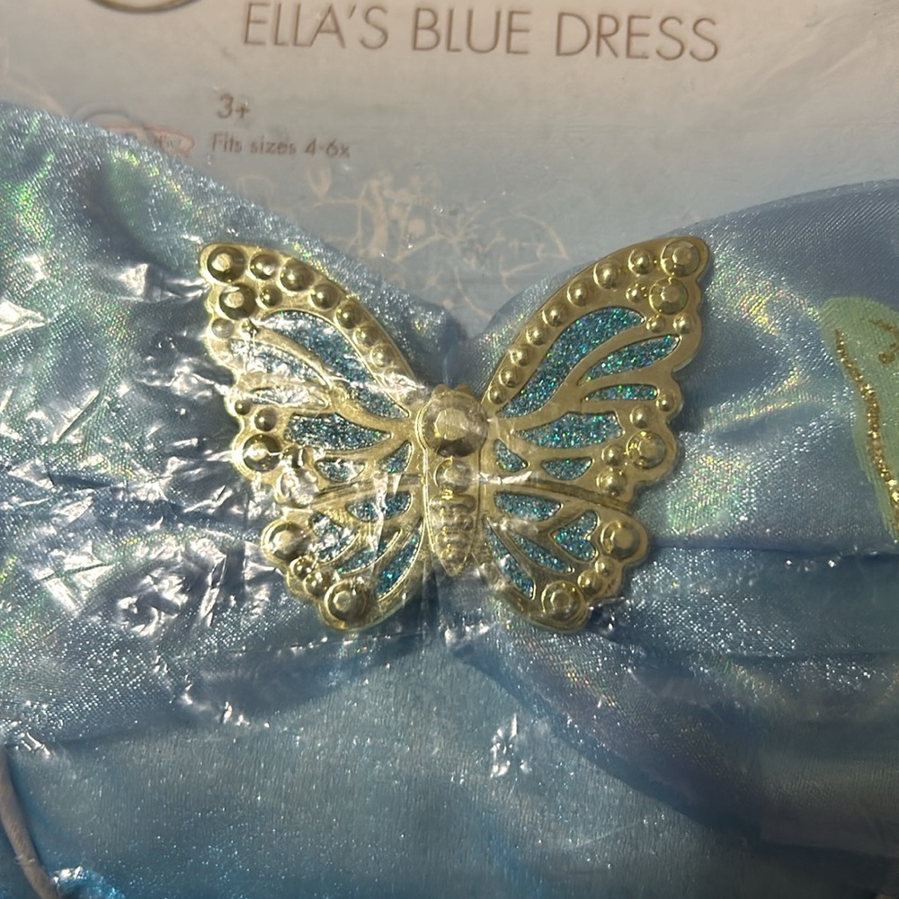 New in package, Disney Cinderella Ella’s Blue Dress Size 4-6X. - Picture 4 of 7